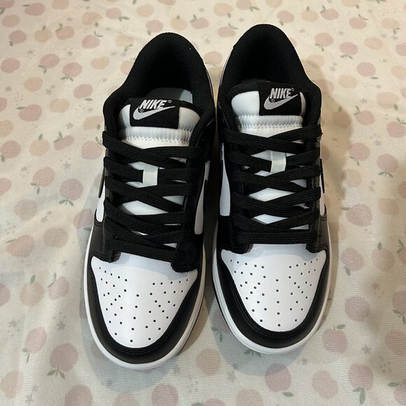 Nike Dunk Low Retro Panda Black Sneakers - Picture 2 of 7